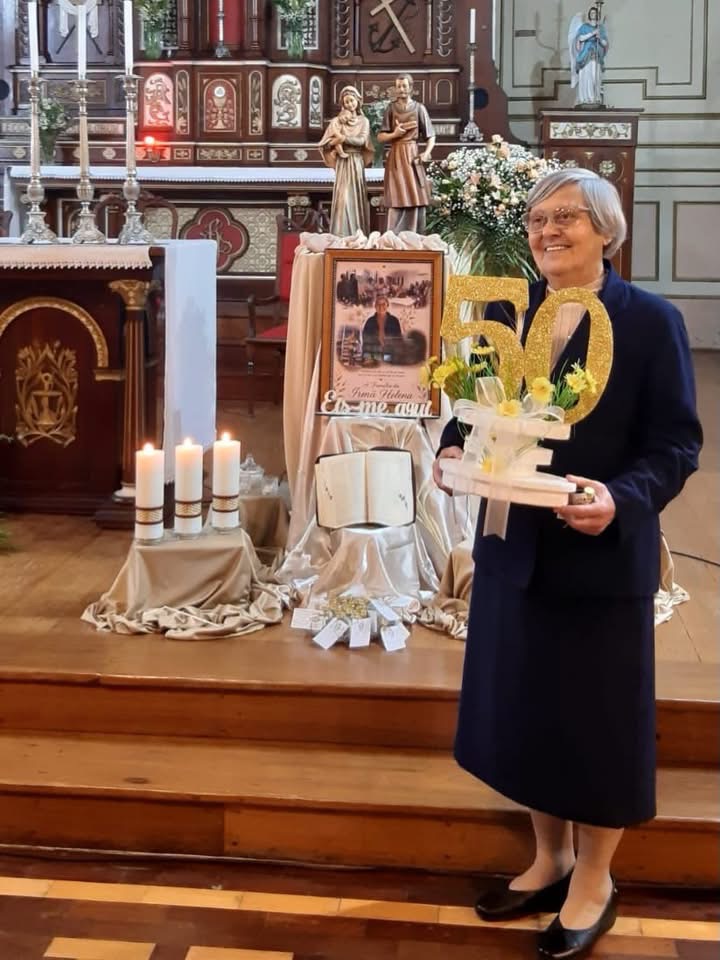 Jubileu de ouro de Irmã Helena Thums